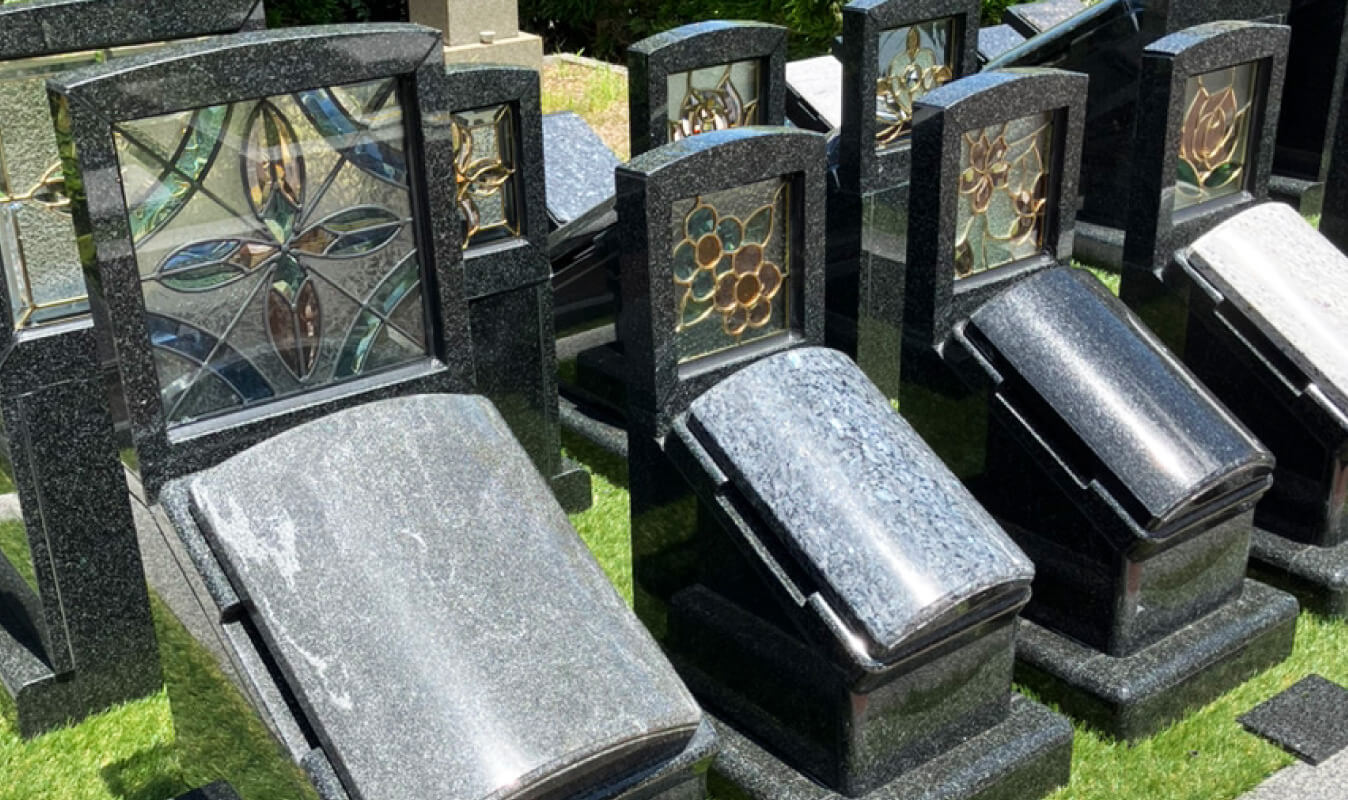 写真：洋風のデザイン墓石
