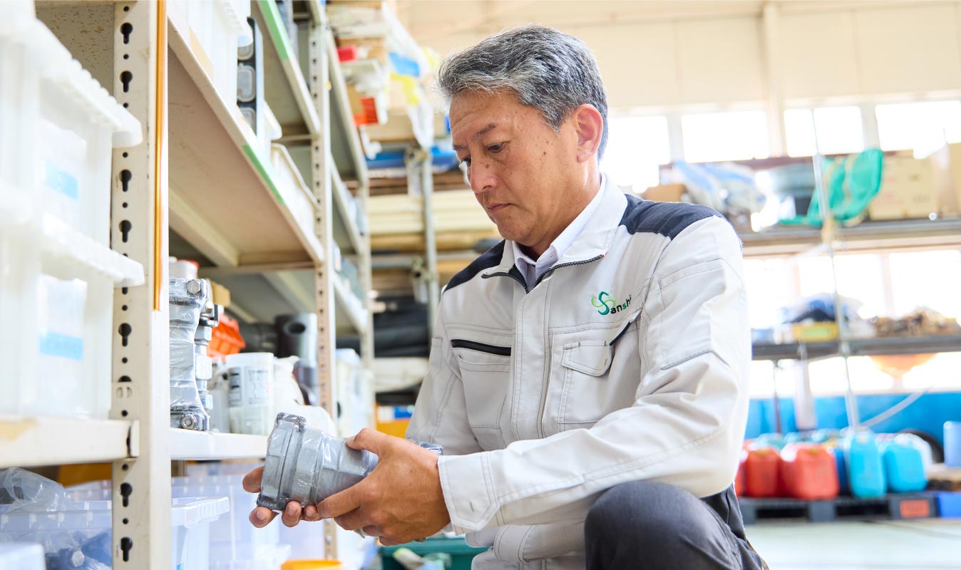 写真：M&Aについて語る様子