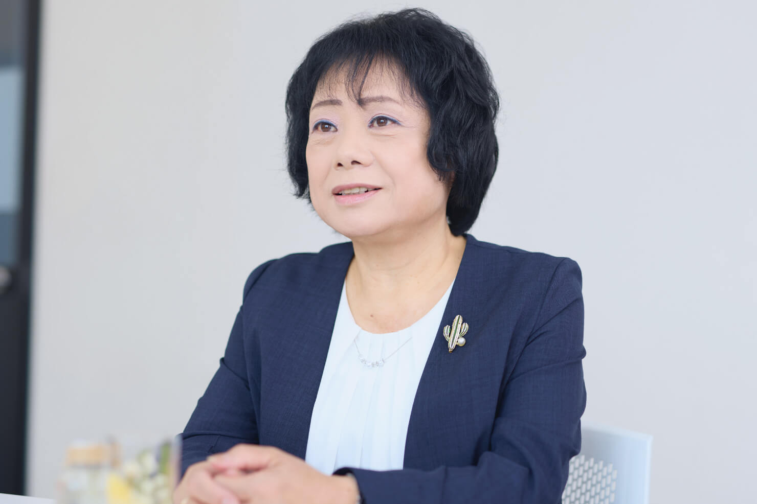 写真：内職市場 取締役会長